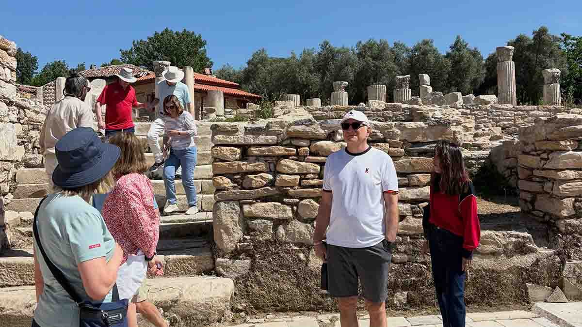 Cruise turistlerinin yeni gözdesi Muğla’nın gladyatörler kenti Stratonikeia oldu