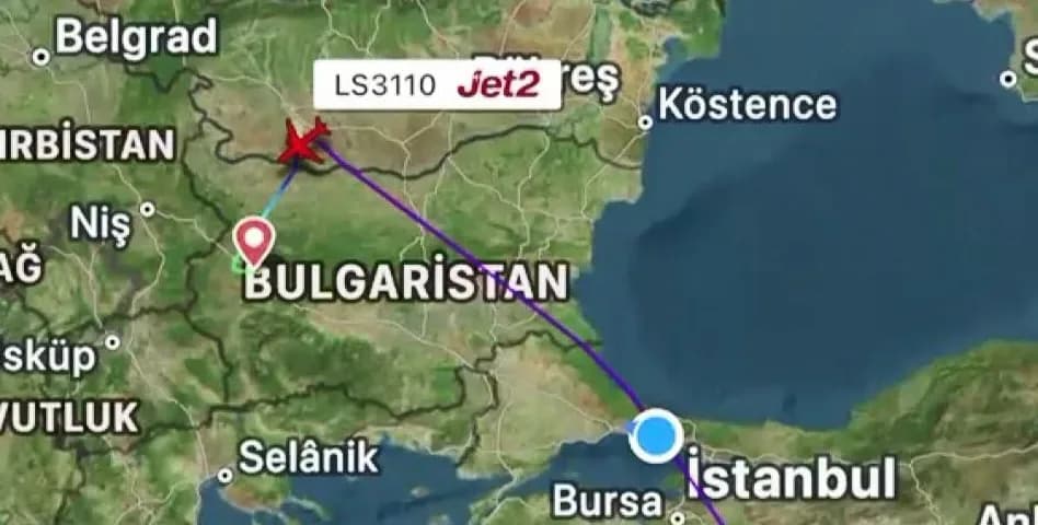Antalya-Londra uçağında yolcular birbirine girdi: Uçak Sofya'ya acil iniş yaptı