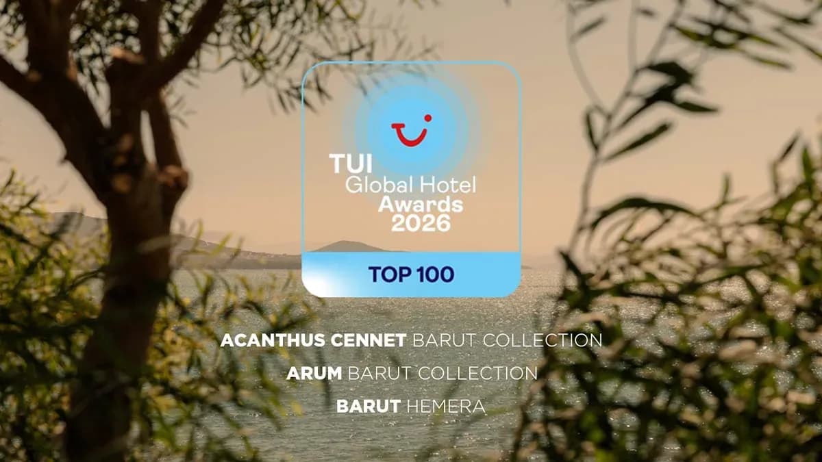 Barut Hotels, TUI Global Hotel Awards’ta Top 100 Hotel listesinde yer aldı
