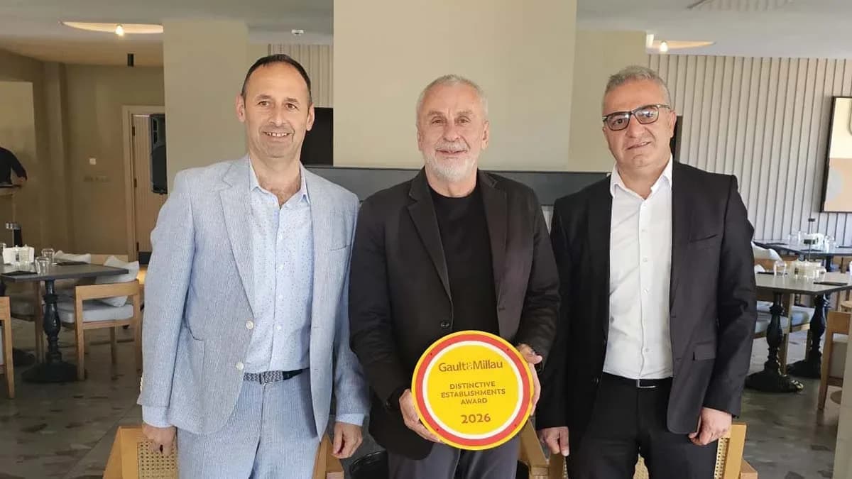 Turizmci Cengiz Haydar Barut'un işlettiği örnek projeye Gault & Millau'dan Özellikli İşletme Ödülü