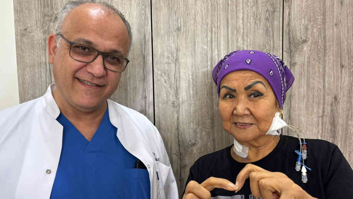 Haberleri gördü, Kazakistan’dan gelip Antalya'da sağlığına kavuştu