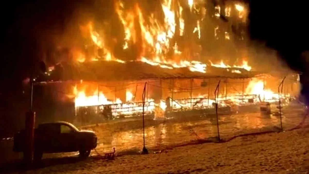 Otelde çıkan yangını söndürmek için gelen itfaiye aracında su yoktu!