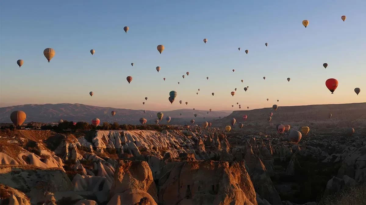 Kapadokya'da bayram tatilinde doluluk oranı %80'e ulaştı