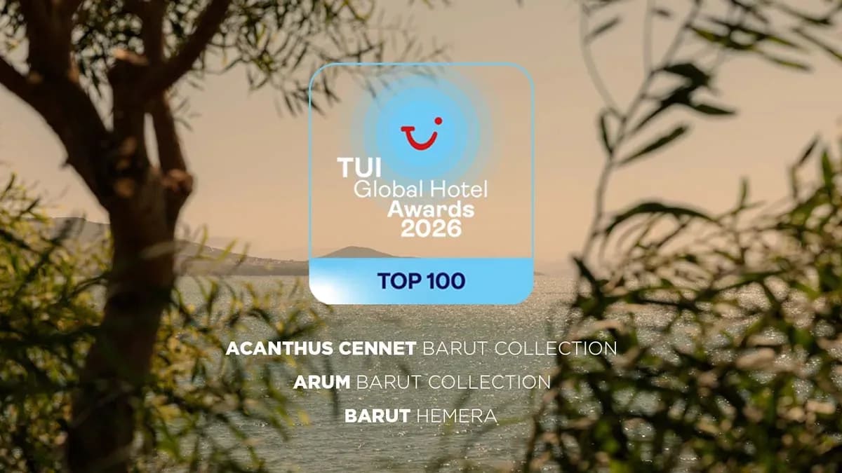 Barut Hotels, TUI Global Hotel Awards’ta Top 100 Hotel listesinde yer aldı