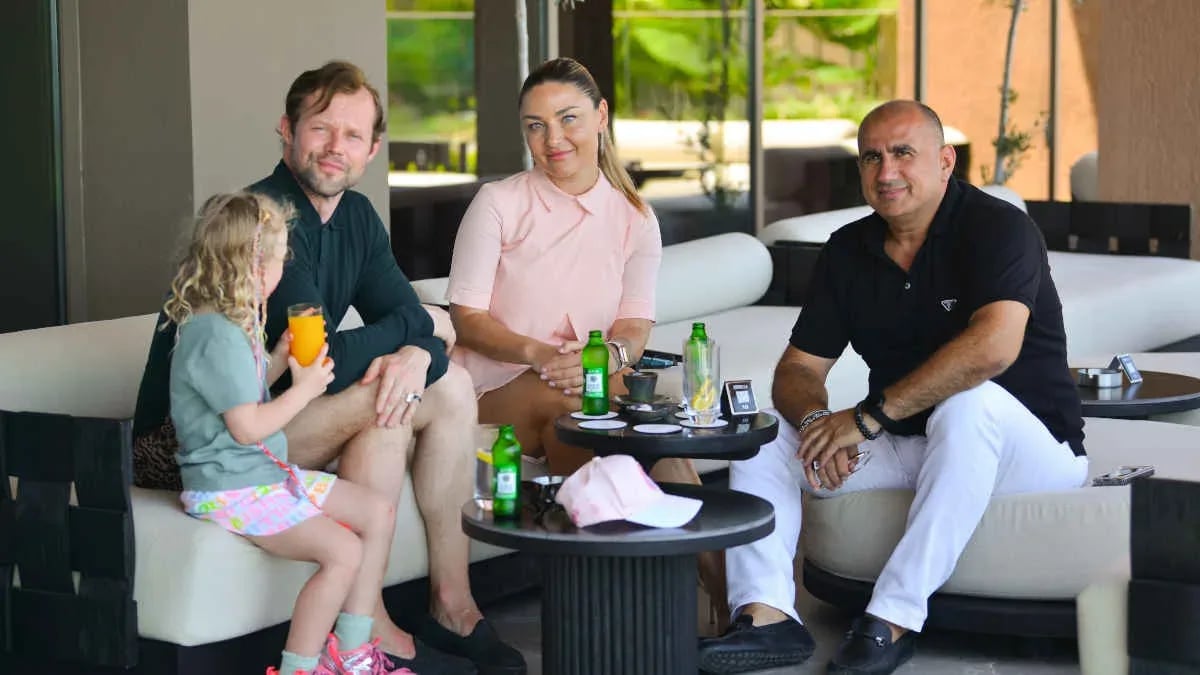 Ünlü Rus oyuncu tatil için Lusso Sorgun’da