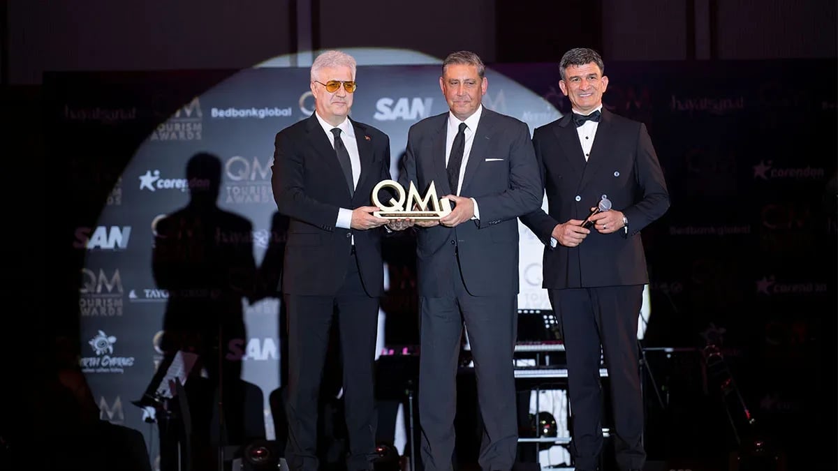 Corendon Turizm Grubu, QM Awards’ta iki kategoride ödüle layık görüldü