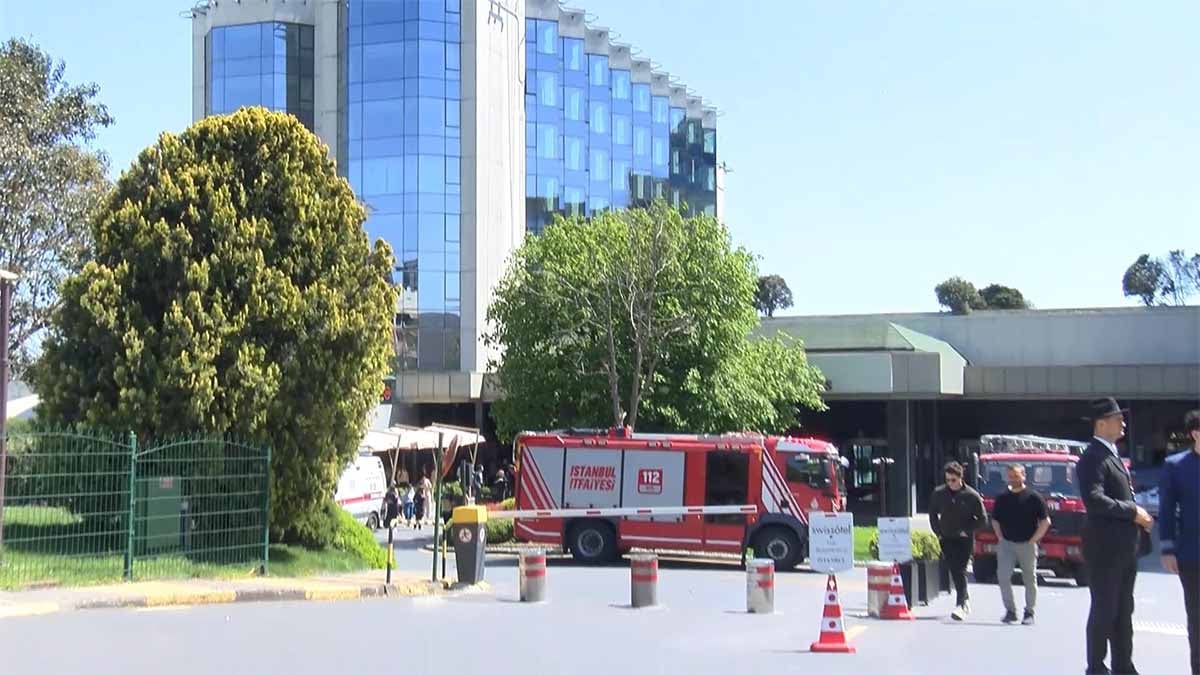 Swissotel'de yangın paniği: Misafirler ve personel tahliye edildi