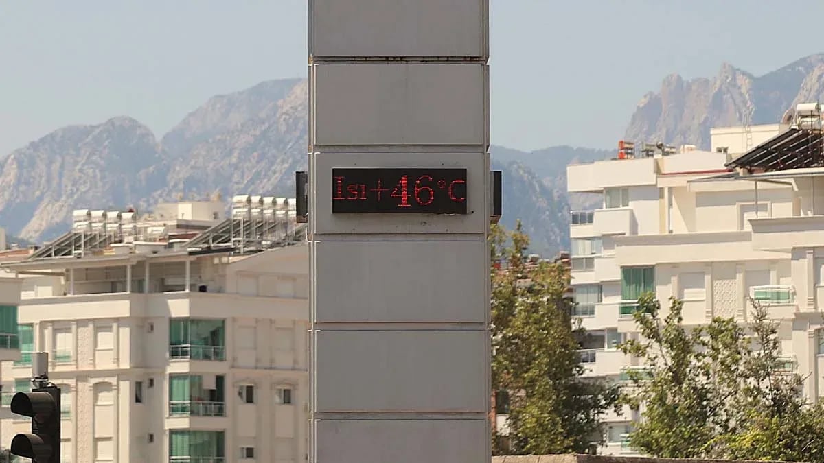 Antalya, Türkiye’nin en sıcak şehri oldu