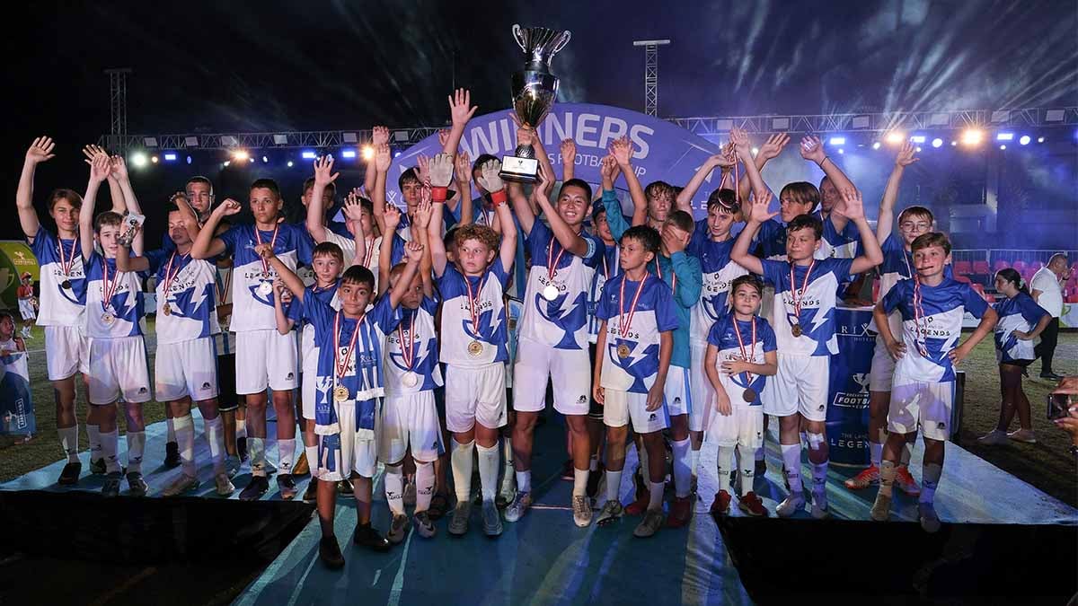 Rixos Hotels'in çocuklara özel futbol turnuvasında geleceğin yıldızları sahaya çıktı