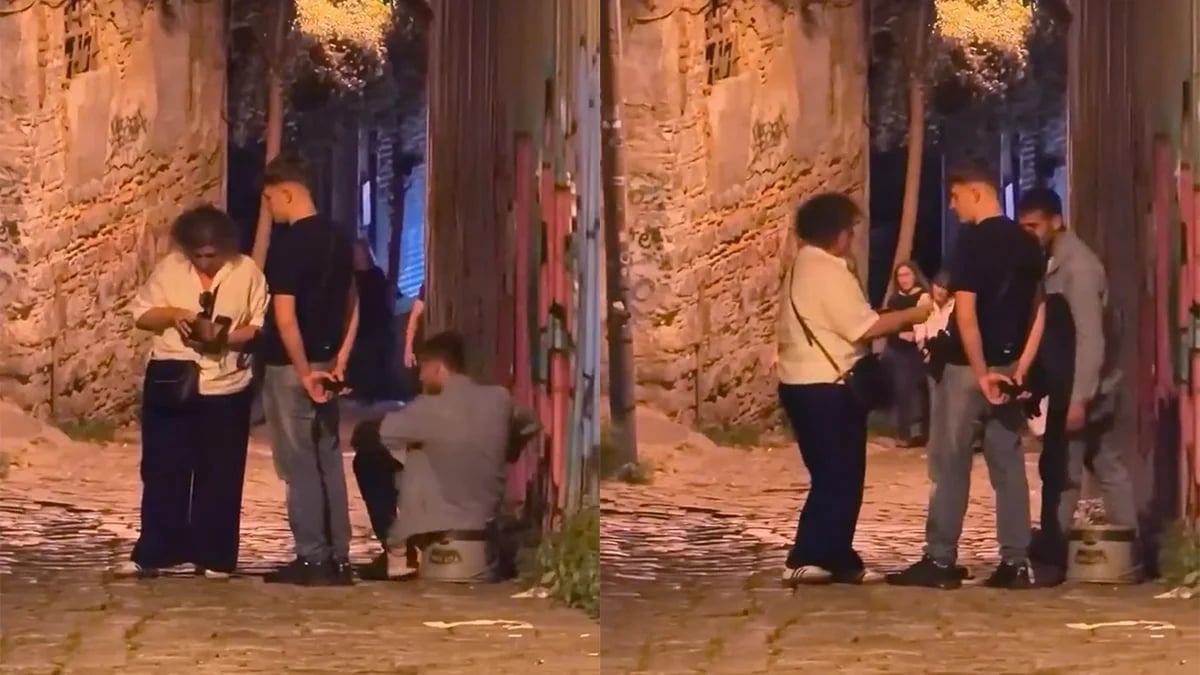İstanbul’da fırça düşürme bahanesiyle dolandırmaya çalıştığı turisti, diğer turistler kurtardı