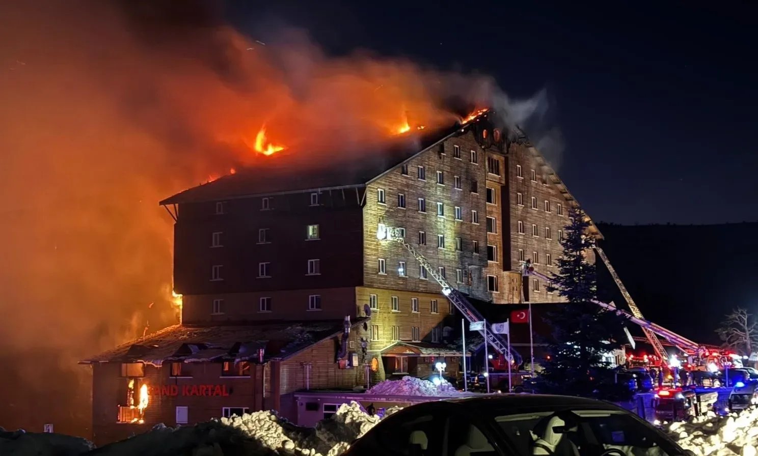 Otel yangını faciasıyla ilgili iddianame kabul edildi