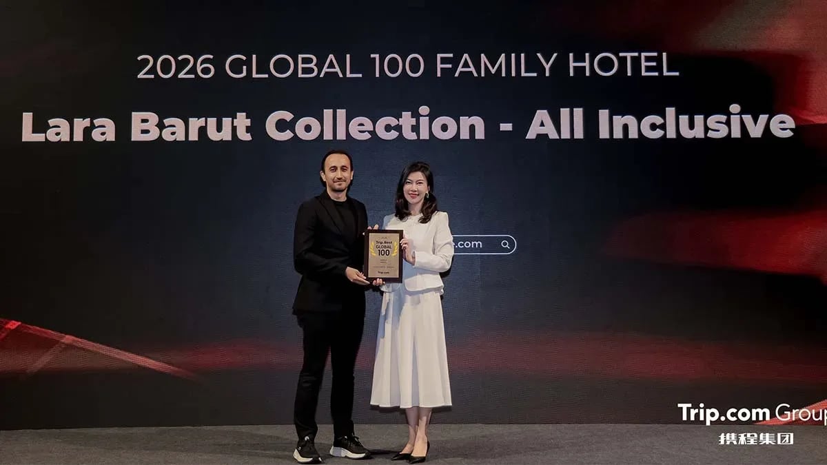 Lara Barut Collection, “2026 Global 100 Family Hotel” ödülünün sahibi oldu