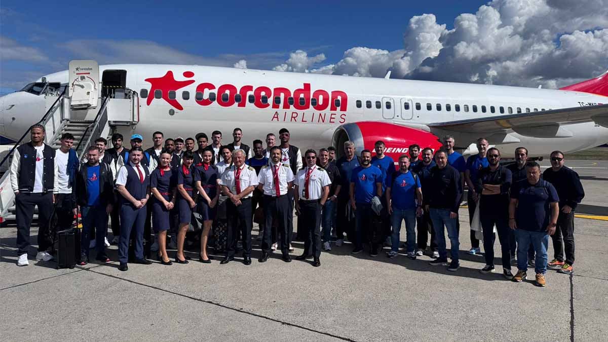 Anadolu Efes, 50. Yılında ilk uçuşunu Corendon Airlines ile gerçekleştirdi
