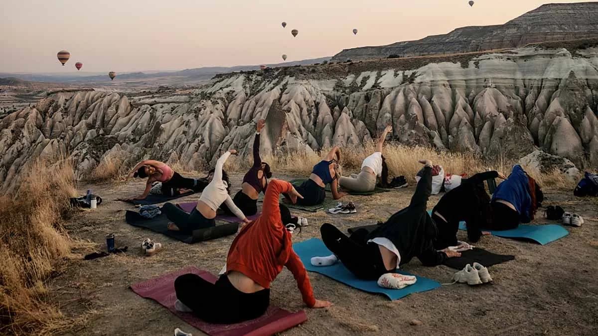 Kapadokya’da üç gün sürecek yoga festivali için geri sayım başladı