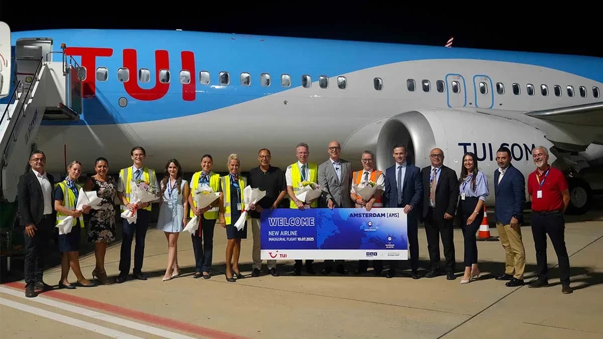 TUI Nederland, Amsterdam’dan Alanya’ya haftada 3 uçuş gerçekleştirecek