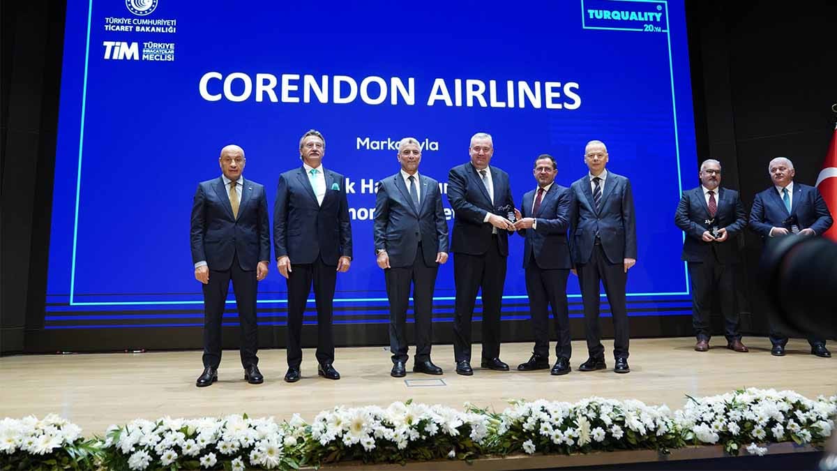 Corendon Airlines, Turquality programında iki ödülün sahibi oldu