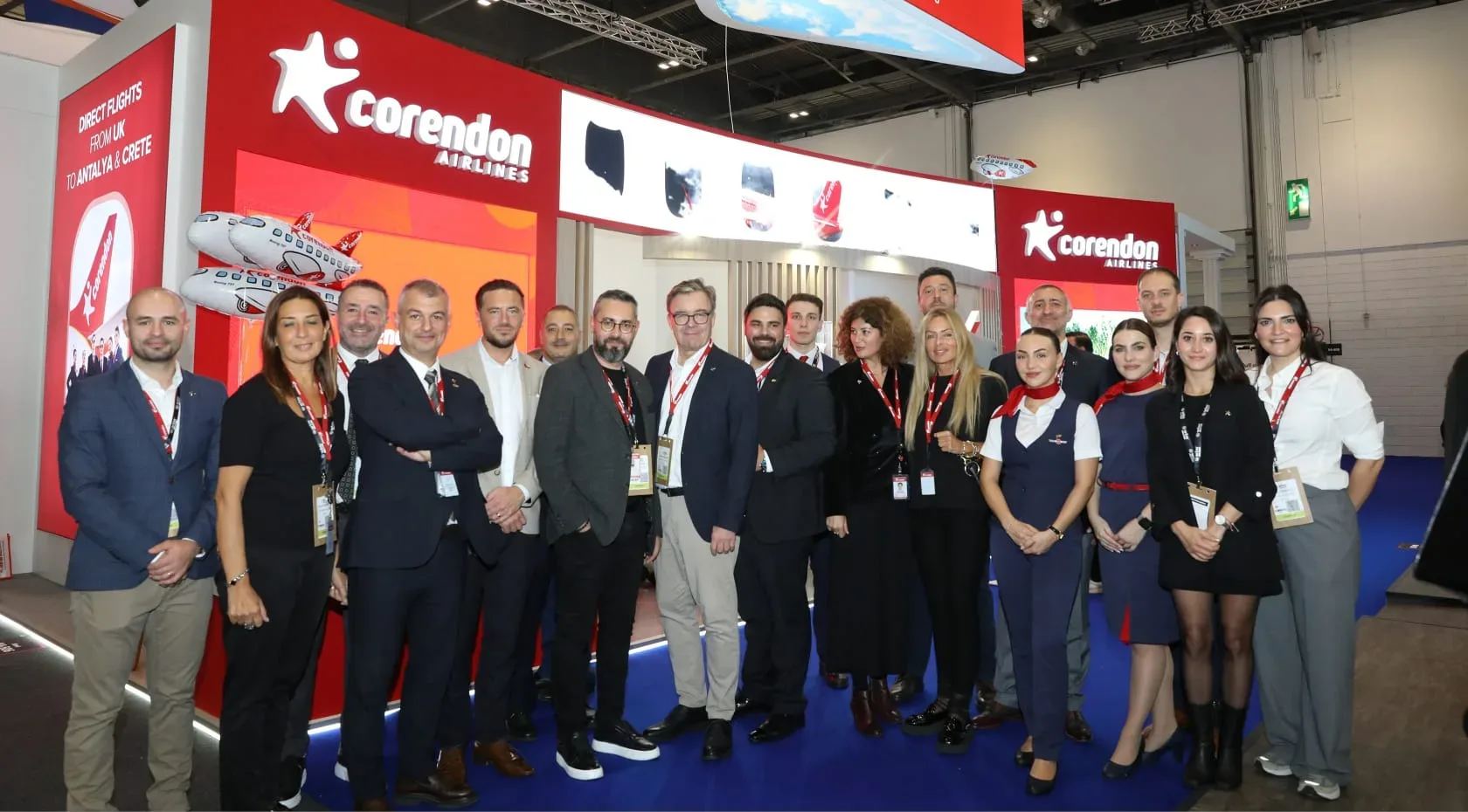 Corendon Airlines, WTM Londra'da turizm profesyonelleri ile buluştu