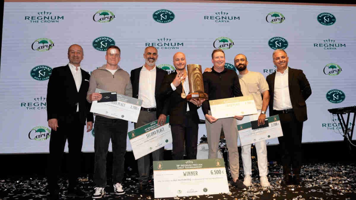 Regnum Carya Pro-Am Golf Turnuvası'nda 17 ülkeden 240 golfçü mücadele etti