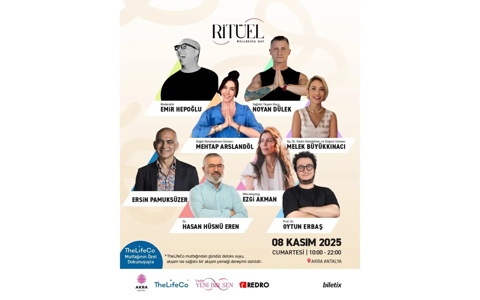 Ritüel Wellbeing Day, Akra Antalya'da yenilenme deneyimi sunacak