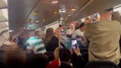 Edinburgh – Antalya uçuşundaki sarhoş turist Türk polisine saldırdı
